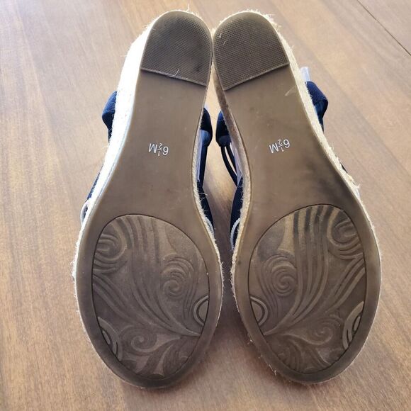 Impo Tiza Women's Size 6.5M Espadrilles Wedge Sandals, Tegan Fabric Open Toe - Picture 5 of 13